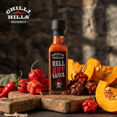 Sos picant Hell Hot cu ardei iute fermentat – Chilli Hills [1]