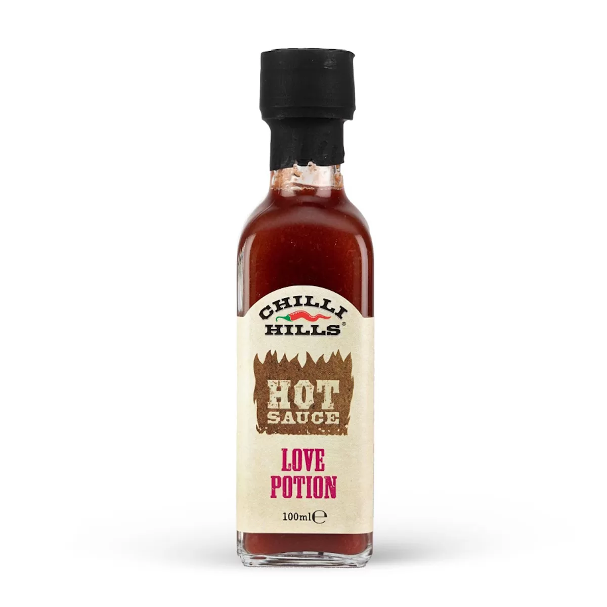 Sosuri Picante - Sos picant Love Potion cu zmeură, miere și ardei iute – Chilli Hills