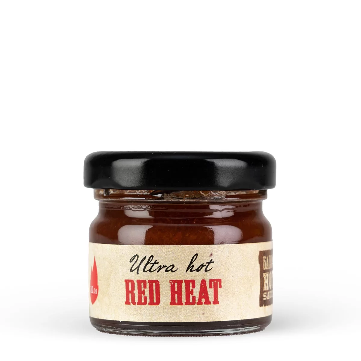 Produse - Sos picant Red Heat cu ardei roșu afumat și usturoi – Chilli Hills