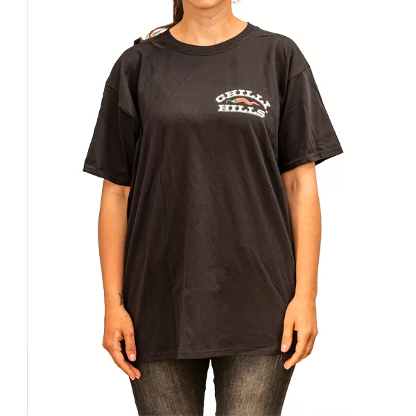 Merch - Tricou Chilli Hills pe negru/gri
