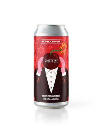 Bere artizanala - Doză bere Short Fuse – Sour Cherry Habanero Ale Hop Hooligans