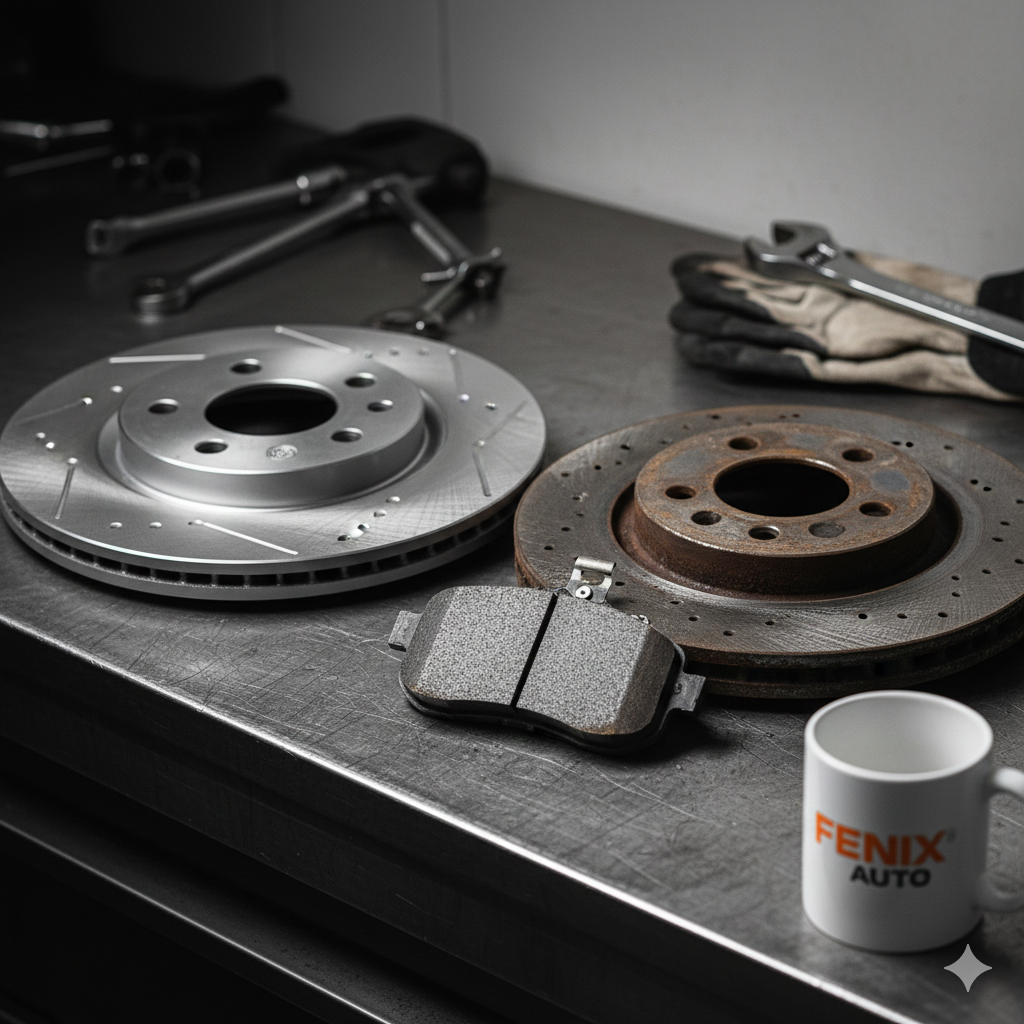 🛑 Simptome de Frâne Uzate: Ghid pentru Alegerea Plăcuțelor și Discurilor Potrivite