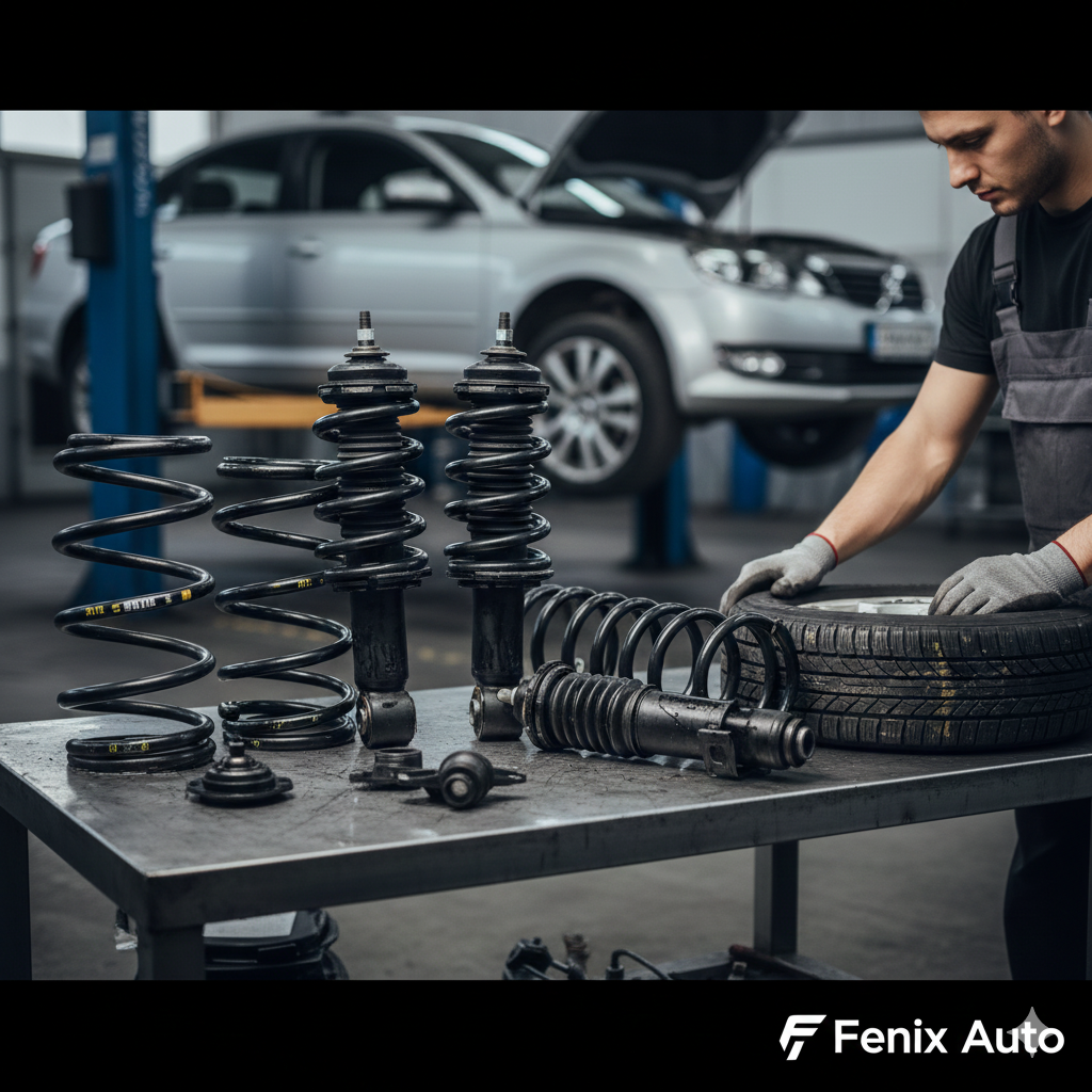 🚗 Când e Timpul Să Schimbi Amortizoarele și Arcurile? Teste Simple și Semne de Uzură
