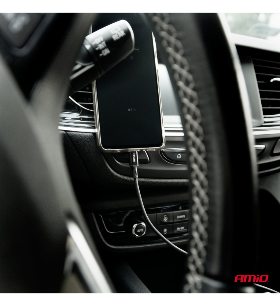 CABLU DE ÎNCĂRCARE ȘI DATE AMIO FullLINK, USB-C LA USB-C, 60W, 100 CM [2]