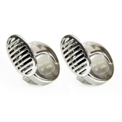 Claxon auto cromat 12V 2 buc CHR-01 [1]