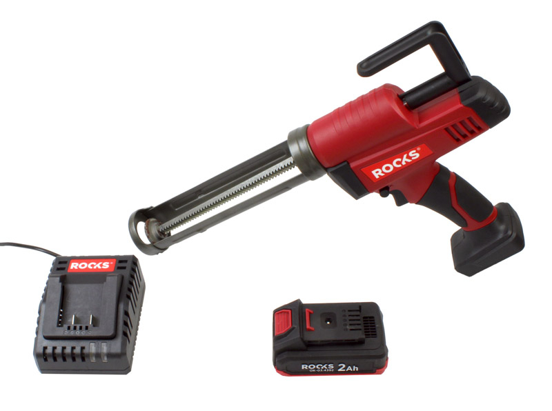 Pistol pentru silicon 20V AQ-ONE 350 ml, 2500 N, set cu acumulator 2 Ah [3]