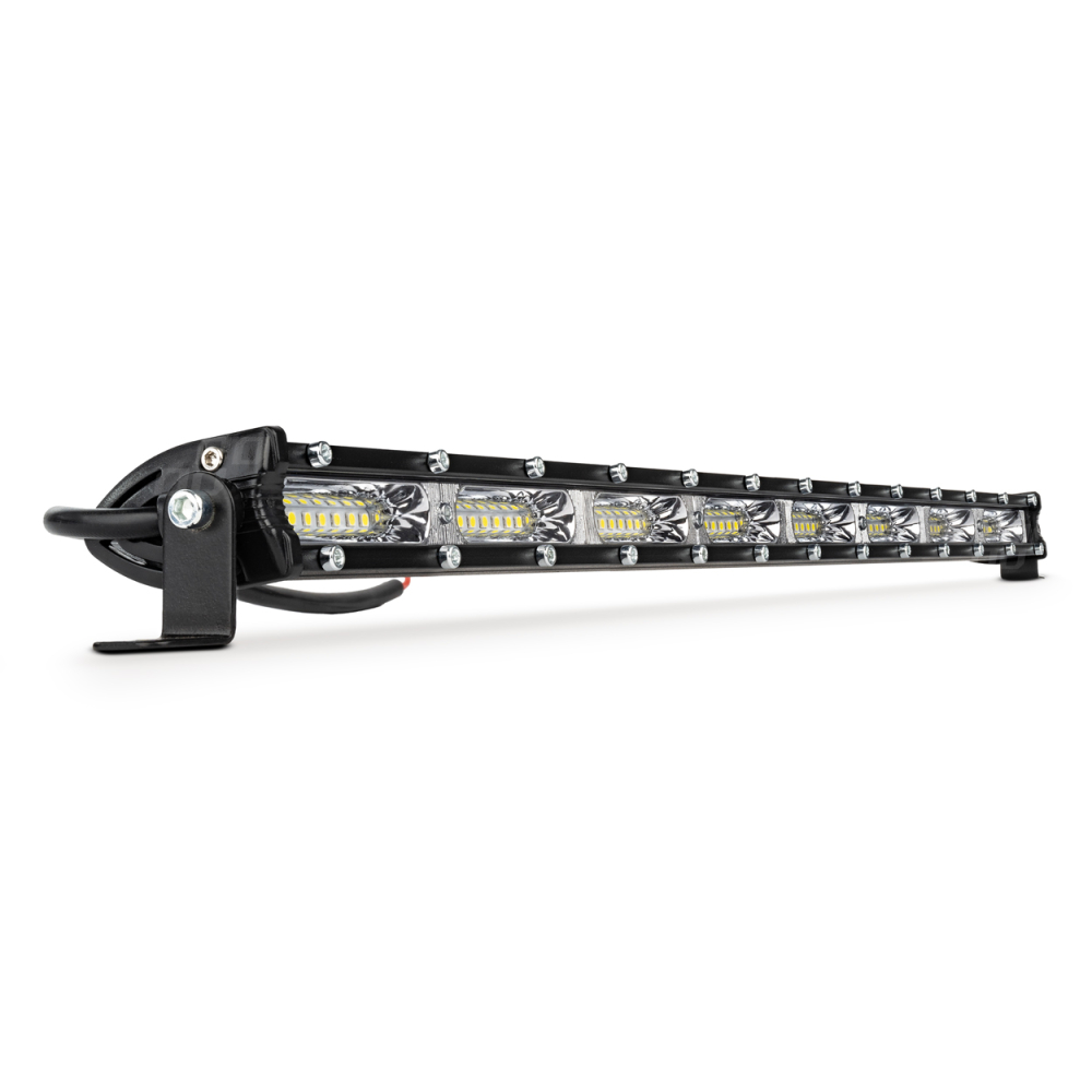 Proiector LED BAR model "SLIM" pentru Off-Road, ATV, SSV, putere 216W, culoare 6500K, tensiune 9-36V, dimensiuni 650 x 27 x 43 mm [1]