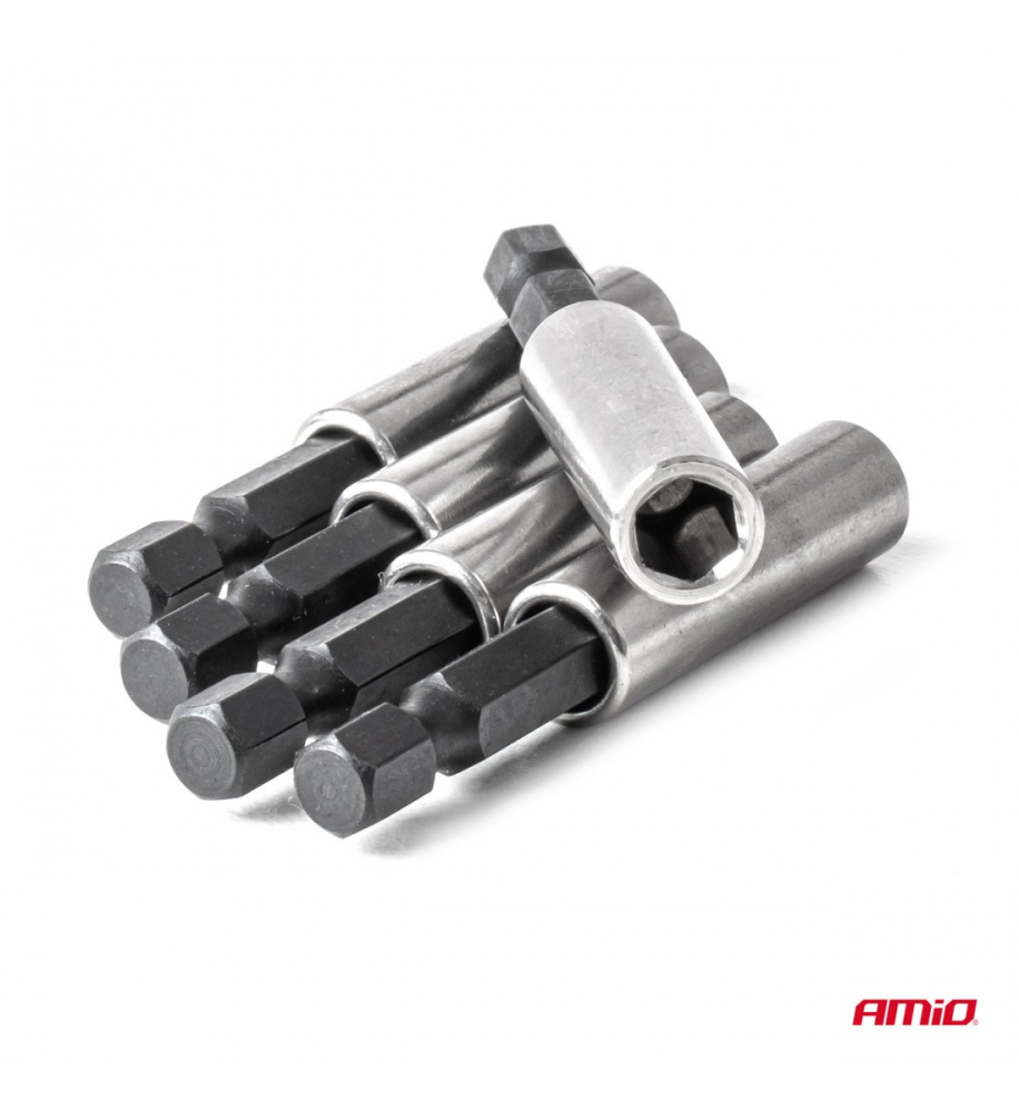 SET 5 SUPORTURI MAGNETICE PENTRU BIȚI AMIO, HEX 1/4", LUNGIME 60MM [2]