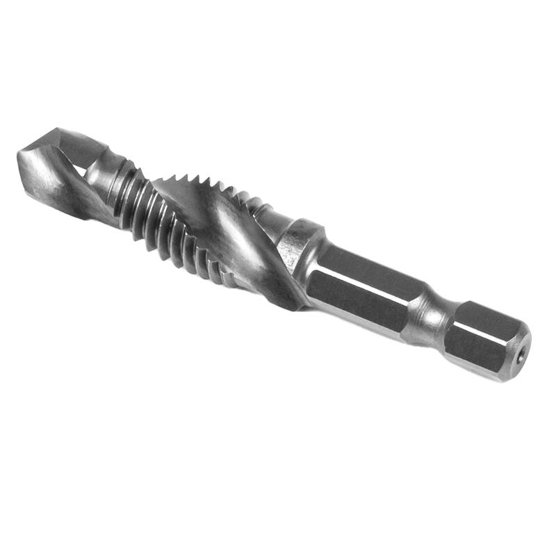 SET 6 BURGHIE-TAROD METRICE COMBINATE AMIO, M3 - M10, CU PRINDERE HEXAGONALĂ 1/4" [2]