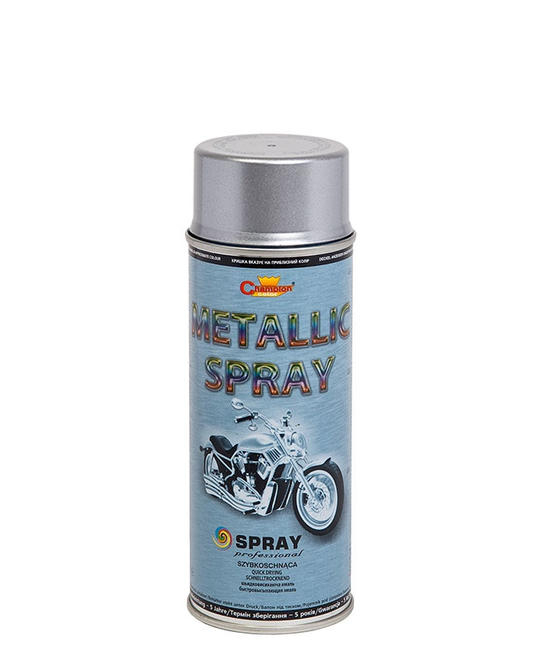 Spray Vopsea 400ml Metalizat Acrilic Argintiu Champion Color [1]