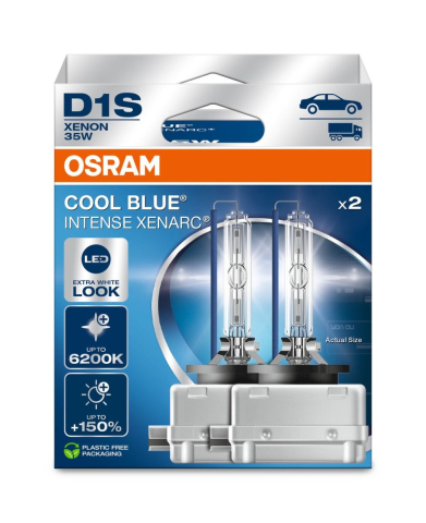 Becuri xenon - Bec xenon OSRAM Xenarc Cool Blue Intense D1S 35W, set 2 buc