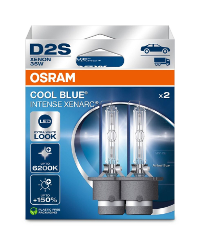 Becuri xenon - Bec xenon OSRAM Xenarc Cool Blue Intense D2S 35W, set 2 buc