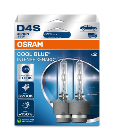 Becuri Auto - Bec xenon OSRAM Xenarc Cool Blue Intense D4S 35W, set 2 buc