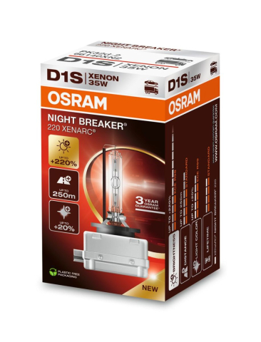 Becuri xenon - Bec xenon OSRAM Xenarc Night Breaker 220 D1S 35W, 1 buc