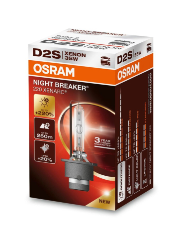 Becuri xenon - Bec xenon OSRAM Xenarc Night Breaker 220 D2S 35W, 1 buc