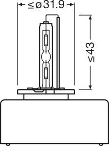 Bec xenon OSRAM Xenarc Original D5S 25W, 1 buc [2]
