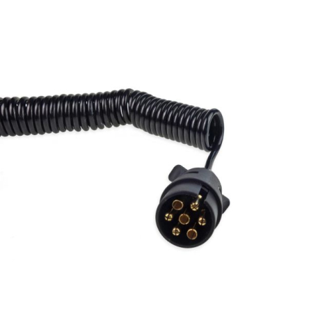 Cablu electric pentru remorca spiralat cu prize 7PIN 12V 6m [1]
