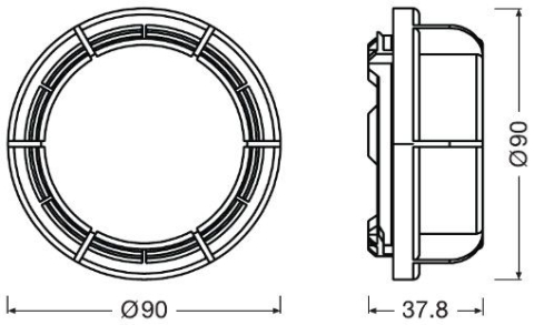 Capac OSRAM LEDriving 65mm – Compatibil Skoda Octavia [1]