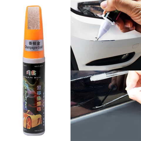 Accesorii Autoturisme - Corector zgarieturi vopsea auto, cantitate 12ml, culoare Auriu
