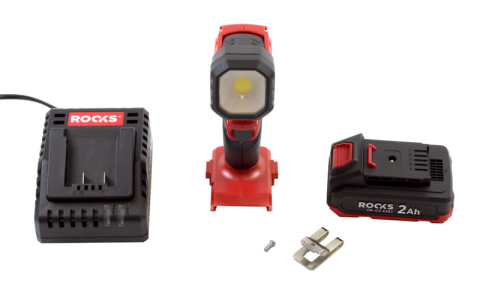 Scule si Echipamente - Lampă de lucru LED Rooks AQ-One 1000 lm cu acumulator 2 Ah