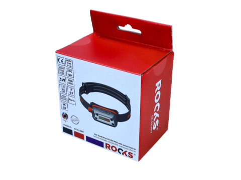 Lampă frontală Rooks Color Pro, 250 lm, cu senzor [3]