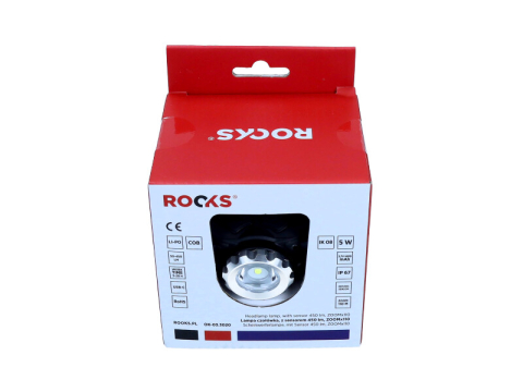 Lampă frontală Rooks cu senzor, 450 lm, Zoom X110 [2]