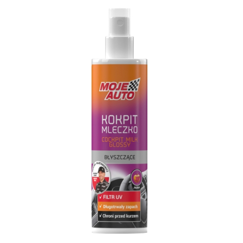 Solutii Curatare Auto - Lapte cockpit lucios Moje Auto - Apple, 300 ml