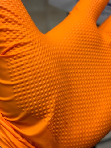 Mănuși textile atelier L – Portocalii 100BUC| GM53552 [3]