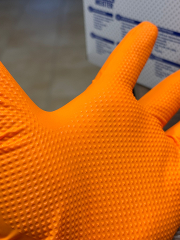 Mănuși textile atelier L – Portocalii 100BUC| GM53552 [1]