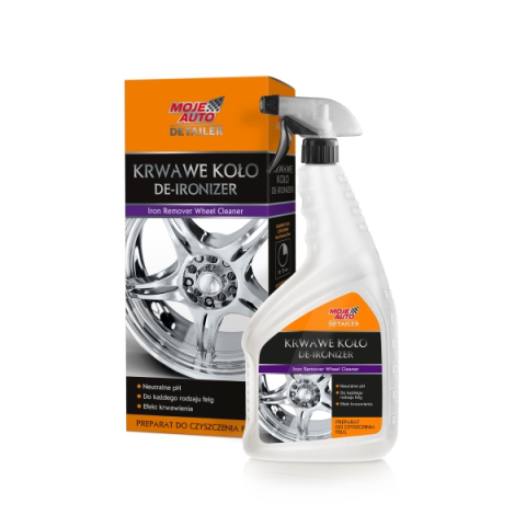 Anvelope - Moje Auto De-Ironizer Iron Remover - Solutie Indepartare Particule Fier Jante 750ml