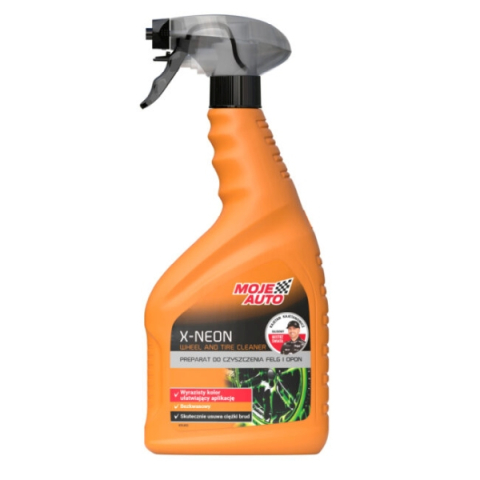 Detailing Auto - Moje Auto Wheel and Tire Cleaner X-NEON - Solutie Curatare Jante si Anvelope 750ml