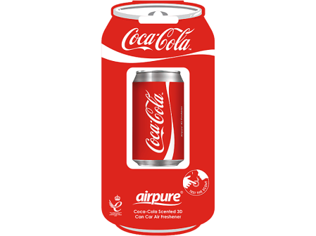 Odorizant Masina - ODORIZANT AUTO, CUTIE DE SIFON 3D, COCA COLA ORIGINAL