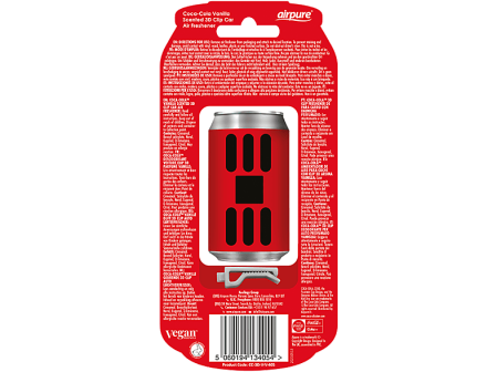 ODORIZANT AUTO, CUTIE DE SIFON 3D, VANILIE COCA-COLA [1]