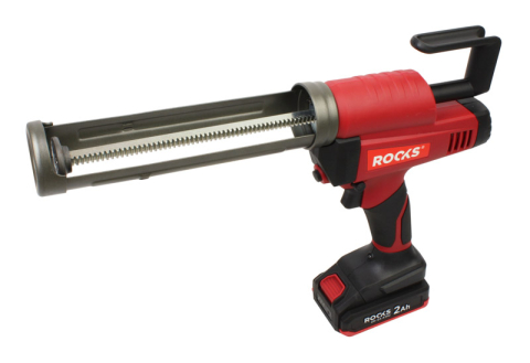 Scule electrice - Pistol pentru silicon 20V AQ-ONE 350 ml, 2500 N, set cu acumulator 2 Ah