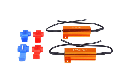 Sigurante si Conectori - Set 2 anulatoare eroare de bec ars pentru becuri cu LED 6Ohm, 50W, 12V