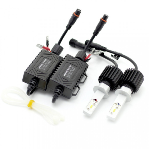 Set 2 Becuri LED H1 Carguard - Putere Ridicată, Alb Rece 6000K, Kit Conversie Plug & Play [1]