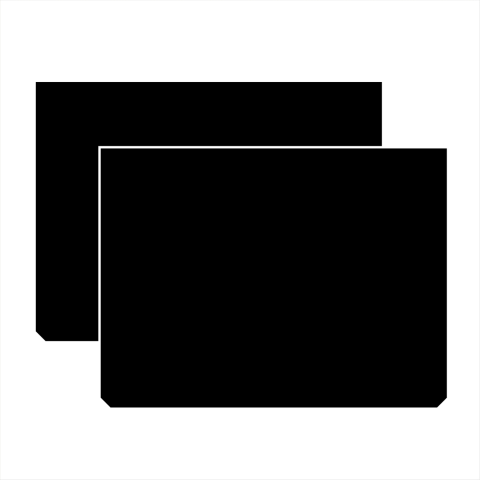 Accesorii Camioane si Remorci - Set 2 buc. Aparatori Noroi din cauciuc (40 x 30cm)