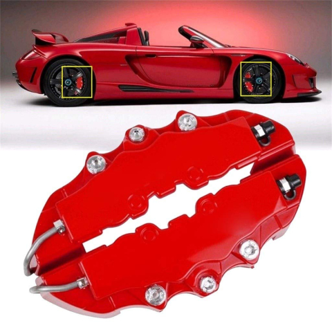 Ornamente Tuning - Set 2 ornamente pentru etrieri, marime L, culoare Rosie