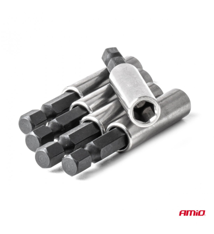 SET 5 SUPORTURI MAGNETICE PENTRU BIȚI AMIO, HEX 1/4", LUNGIME 60MM [1]