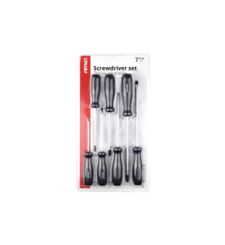 SET 7 ȘURUBELNIȚE PROFESIONALE AMIO, CR-V, VÂRF MAGNETIC [1]