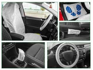 Echipamente Protectie - SET HUSE PROTECTIE AUTO IN PUNGA INDIVIDUALA 5 IN 1