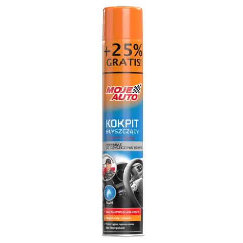 Solutii Curatare Auto - Spray bord lucios Moje Auto Fresh Shine 600 ml +25% gratuit