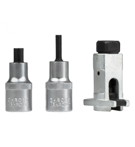 Scule Speciale - TRUSĂ UNIVERSALĂ PROFESIONALĂ PENTRU DEMONTAREA AMORTIZOARELOR AMIO, 5 PIESE