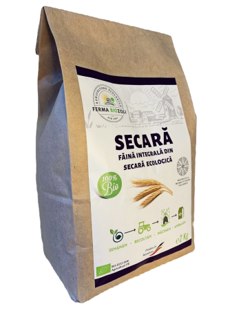 Cele mai noi - Făină Integrală de Secară, BIO, 2 kg