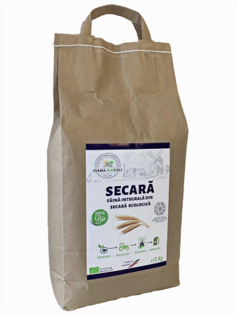 Cele mai noi - Făină Integrală de Secară, BIO, 5 kg