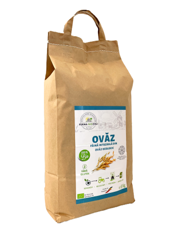 Făină Ovăz - Făină Integrală Ovăz, BIO, 5 kg