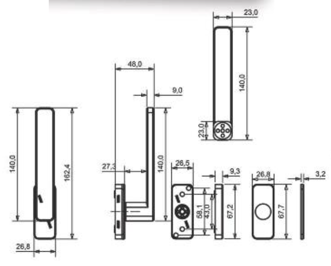 Mâner Fereastră PVC / Aluminiu NOVO [3]