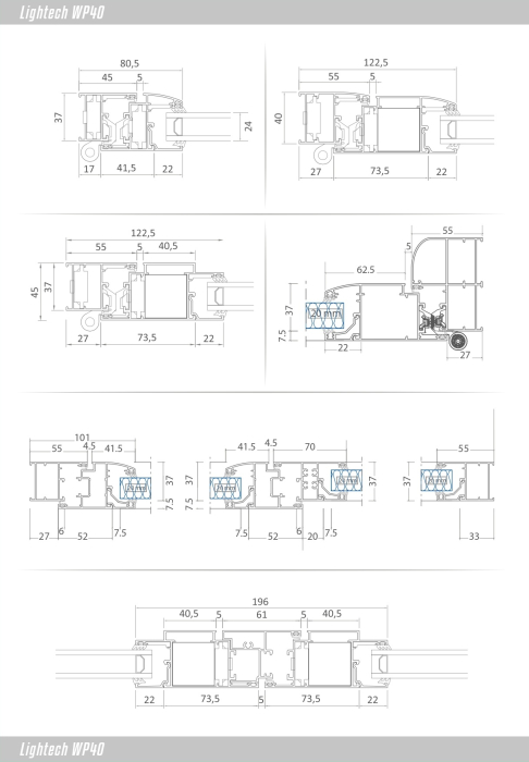 Tâmplărie ALUMINIU Lightech WP40 [6]