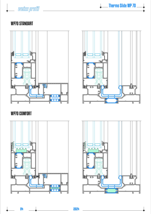 Tâmplărie ALUMINIU Thermo Slide WP70 [7]