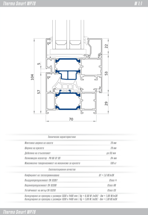 Tâmplărie ALUMINIU Thermo Smart WP78 [2]